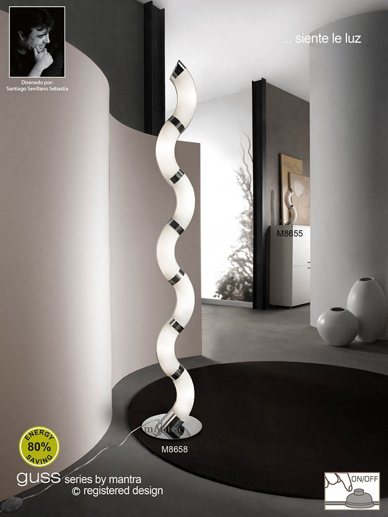 Guss GU10 Table Lamps Mantra Designer Table Lamps